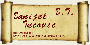 Danijel Tucović vizit kartica